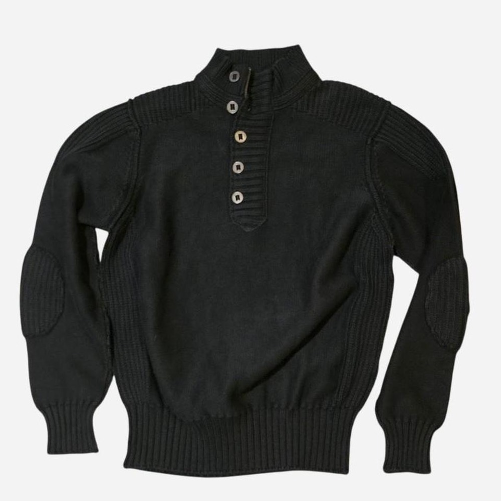 Men's‎ knit sweater with unique design nice and thick seems nwot